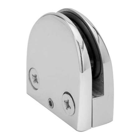 Lavi Industries Lavi Industries, Glass Grip, Flat Back, Polished Stainless Steel 40-816F